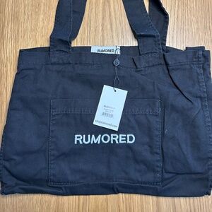 Rumored Everyday Tote Bag Black BNWT